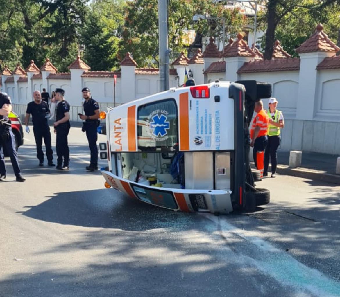 Accident pe Şoseaua Cotroceni. Foto: FB/ Info Trafic București-Ilfov