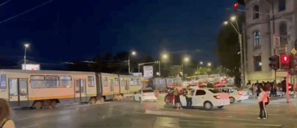 deraiat de o trotinetă