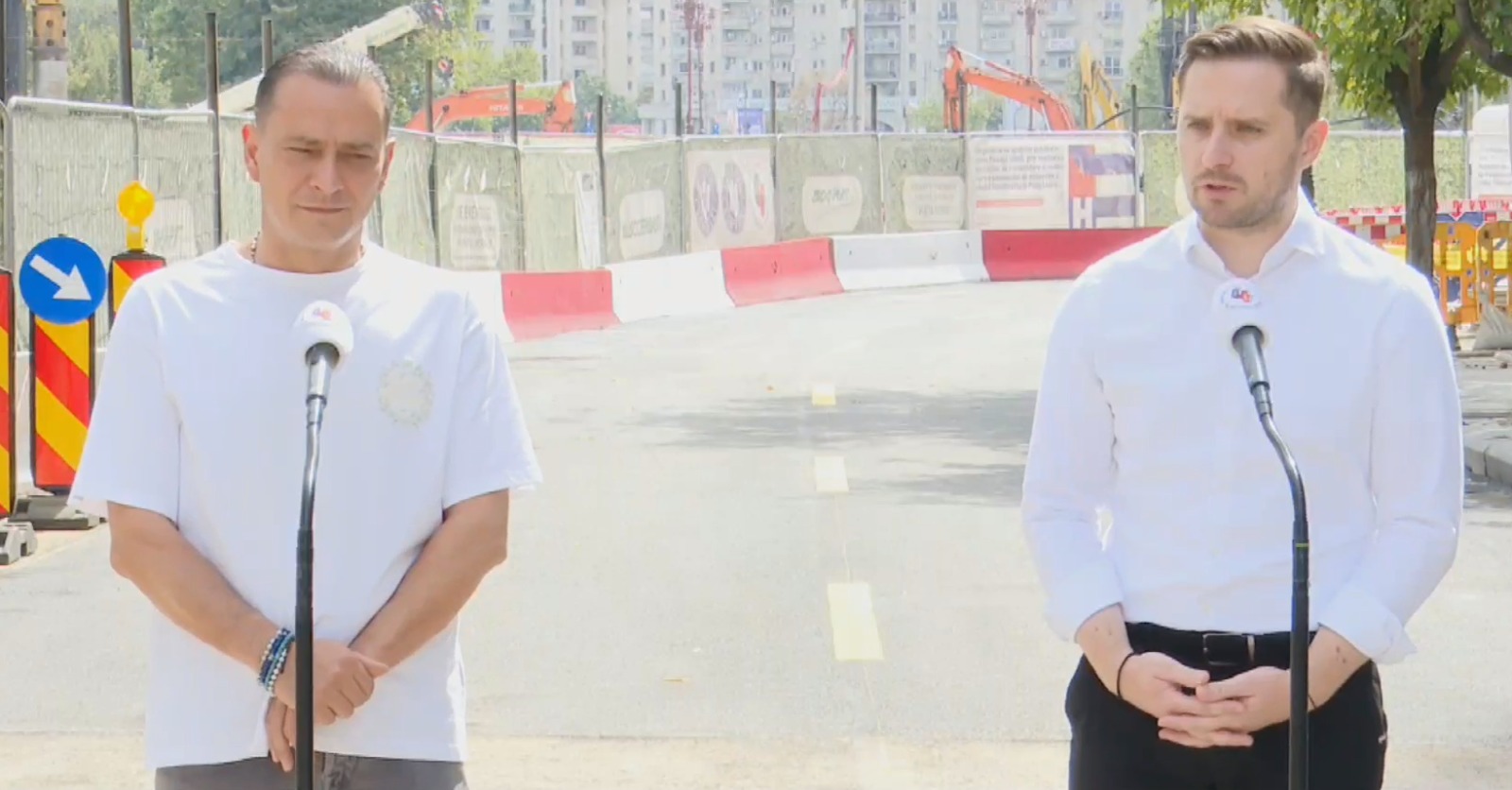 S-a redeschis traficul pe Splaiul Independenței. O treime din planșeu a fost decopertată