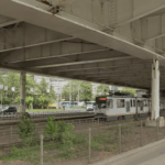 Spațiile verzi de sub Pasajul Basarab, transmise de la Primăria Generală la Sectorul 1, pentru reamenajare. Foto: Google Maps