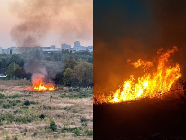 Incendiu în zona retrocedată a IOR