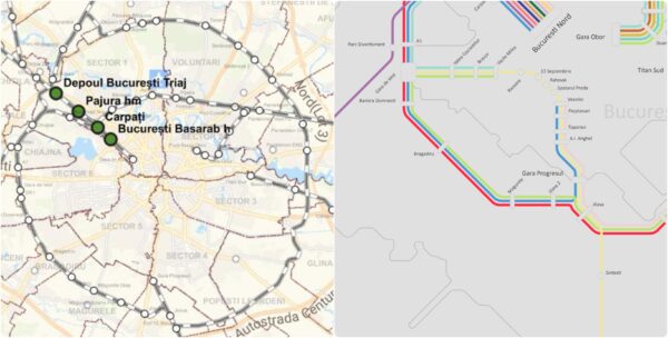 Linia trenului metropolitan din Sectorul 6 a dispărut din hărțile PMB