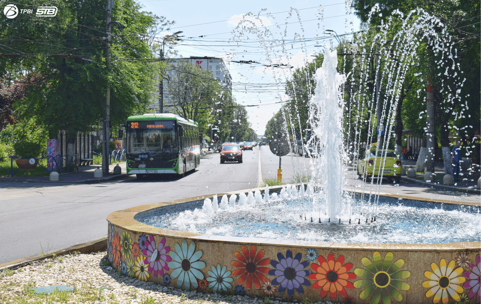 Autobuzele liniei 312 vor întoarce la „Piața de Gros”, de sâmbătă. FOTO: TPBI