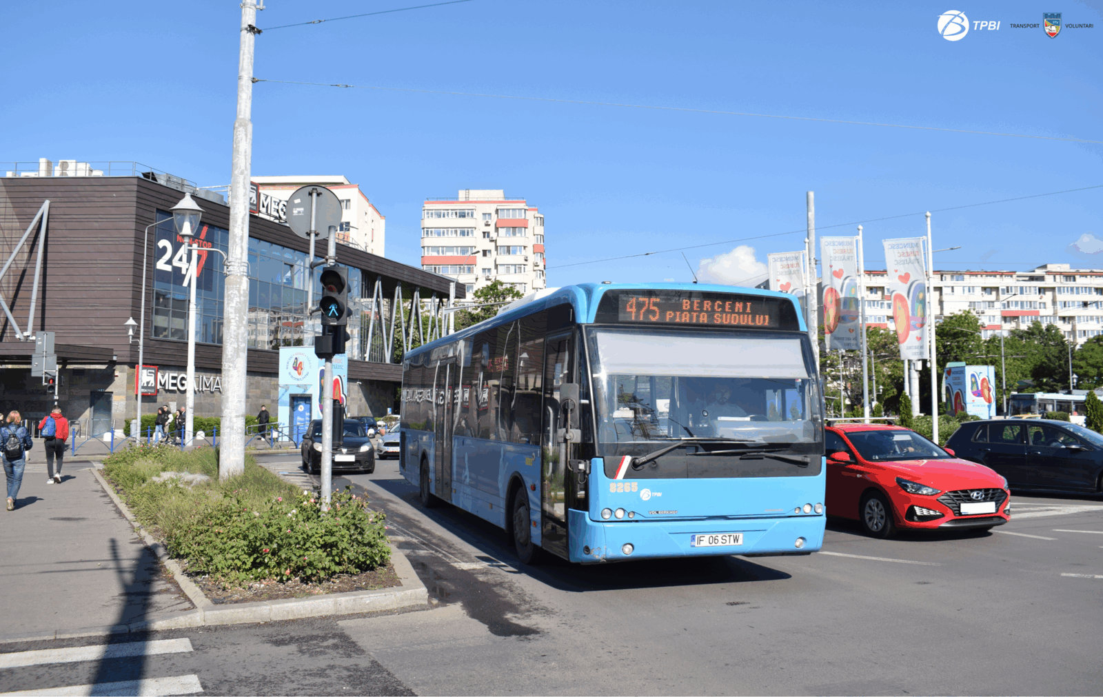 ILFOV | Traseul liniei 475 se prelungește la „Mega Parc”, în localitatea Vidra. FOTO: TPBI