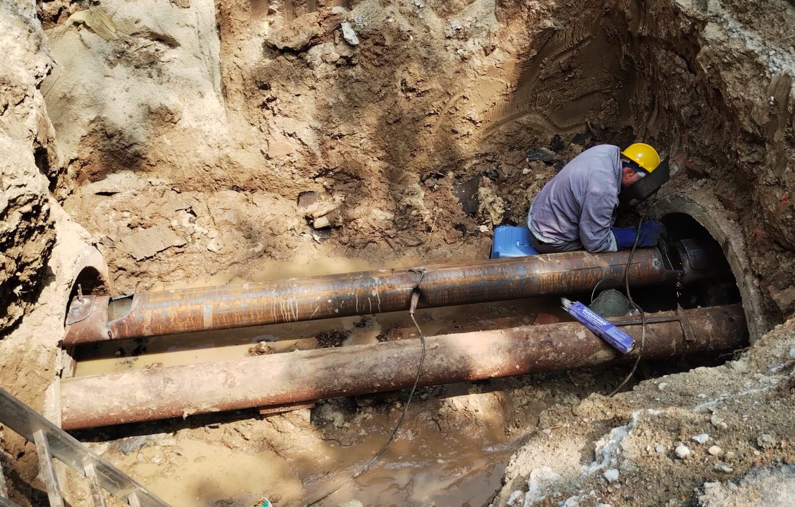 Termoenergetica lucrări de remediere a unei avarii