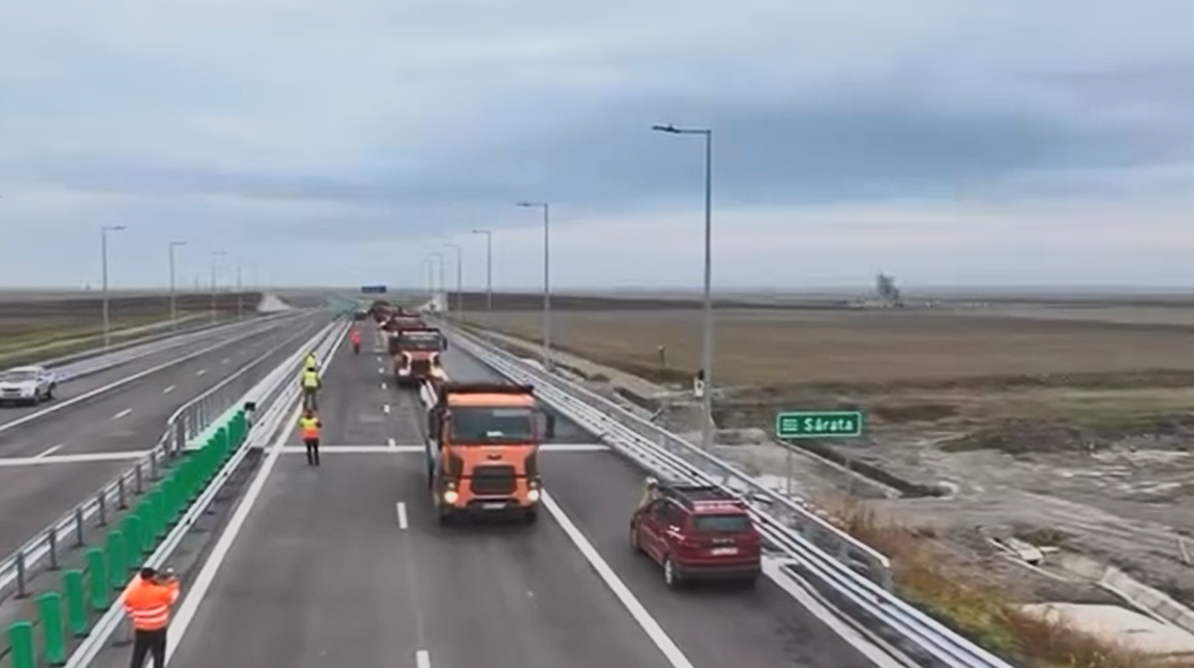 Autostrada Moldovei | Teste de rezistență la podul stricat de bulgari. Când s-ar putea circula doar pe A7 între Capitală și Buzău