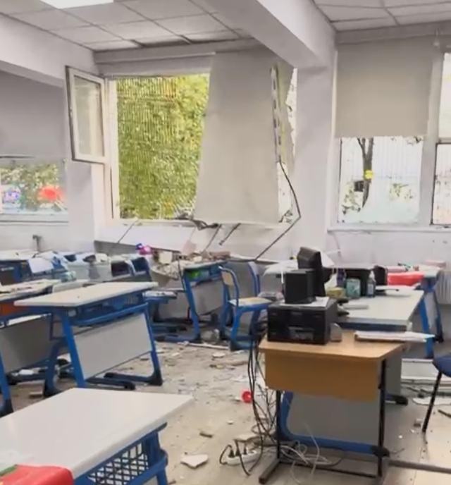 Liceul Teoretic “Dimitrie Bolintineanu” a fost evacuat.