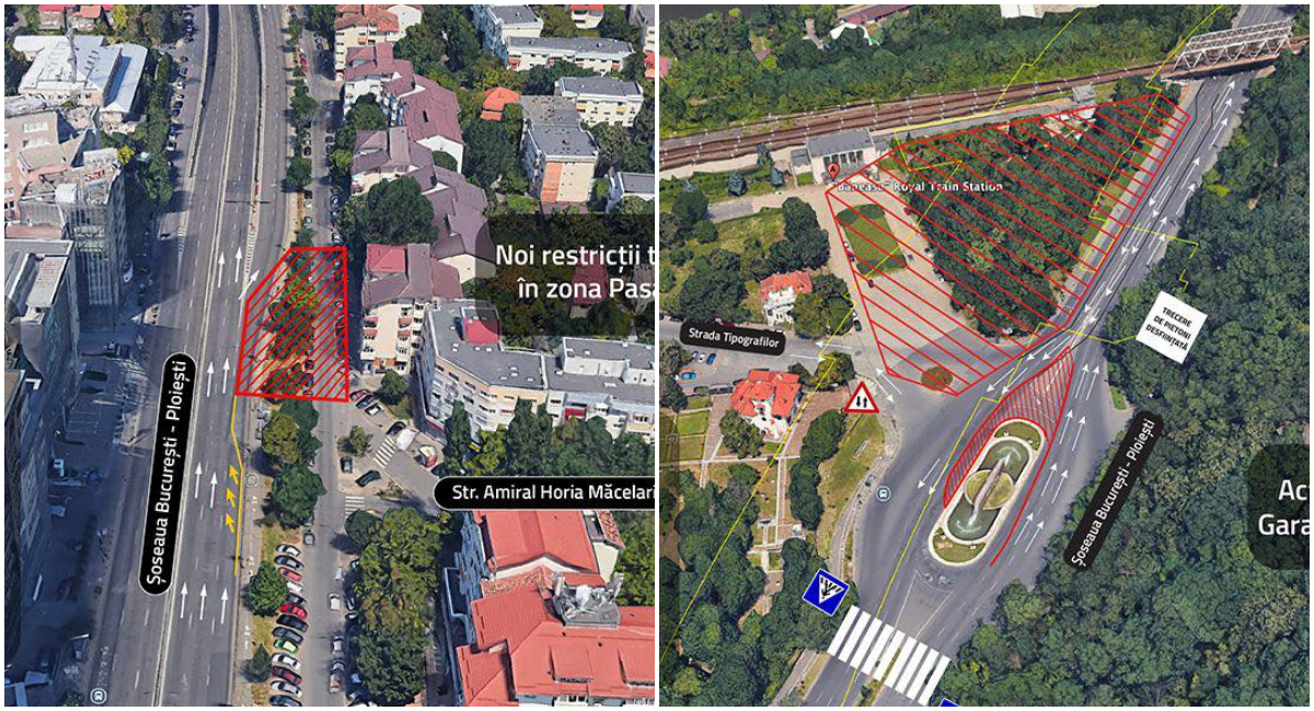 trafic rutier la Gara Băneasa