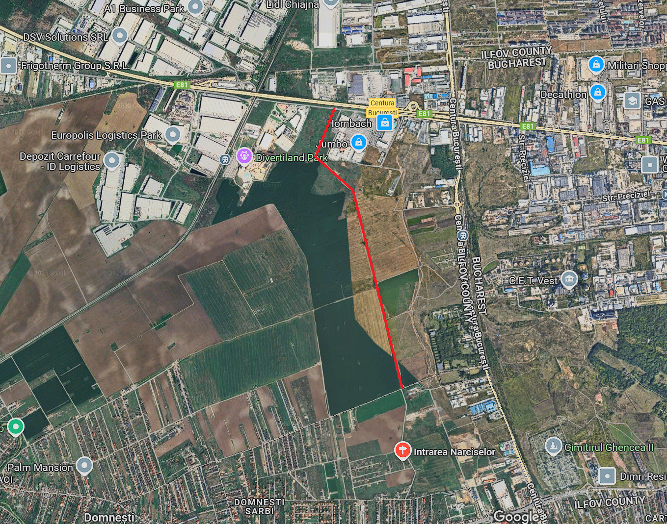 Străzile Narciselor și Salviei din Domnești, aproape finalizate. Foto: Facebook - CJ Ilfov