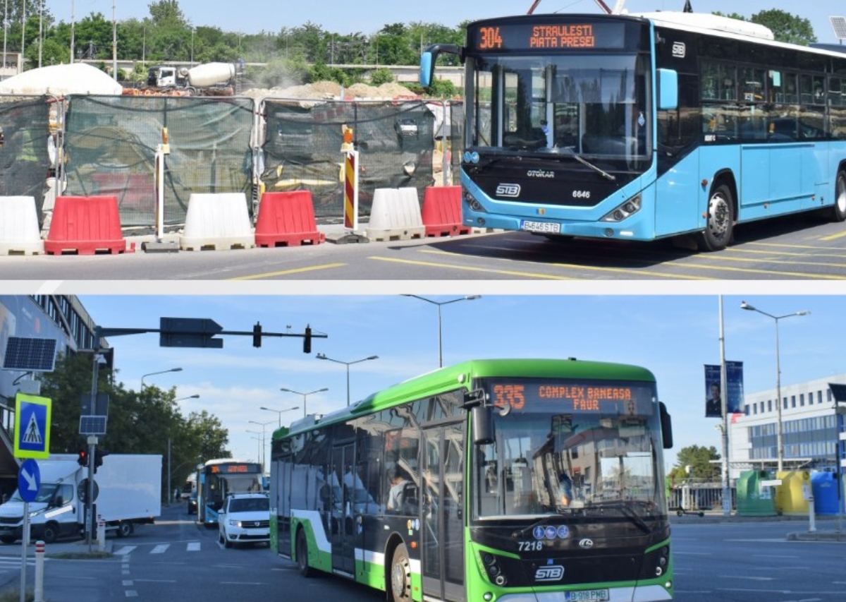 Stația Pod Băneasa mutată temporar