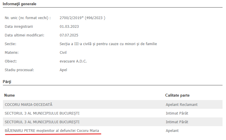 Moștenitorul Mariei Cocoru