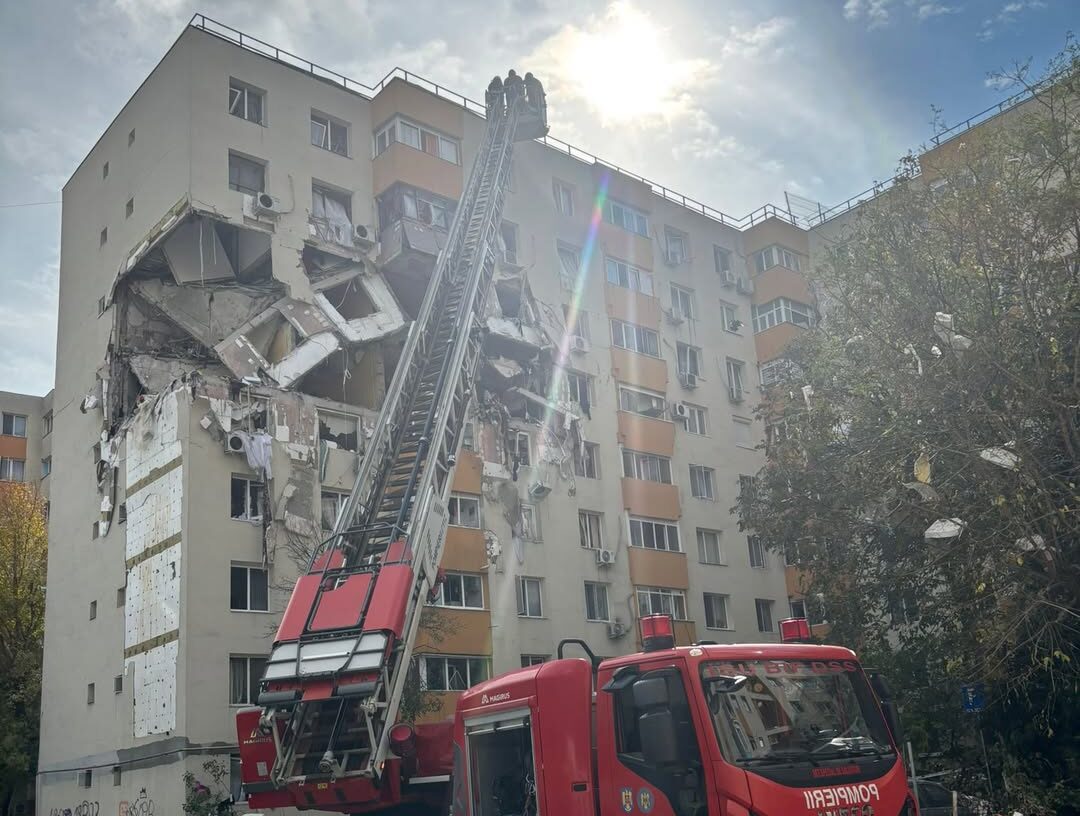 blocul care a explodat în Rahova