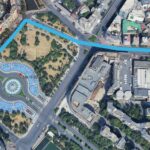 Linia de tramvai din Piața Unirii