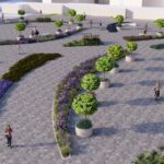 Val de critici la adresa pavelelor din Piața Matache. Primarul Sectorului 1: Lucrările sunt provizorii, după incendiu. Se va organiza concurs de soluții. Foto: PS1/ FB