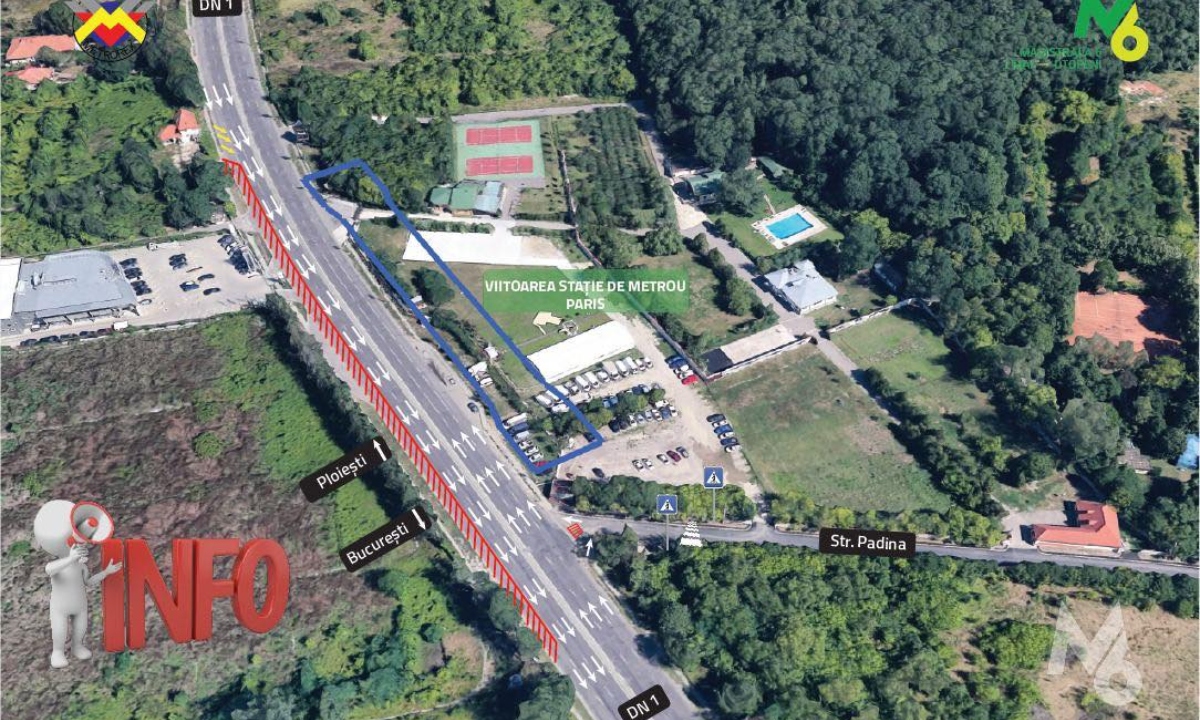 Metrorex noi restricții de circulație pe DN1 lucrări Magistrala 6