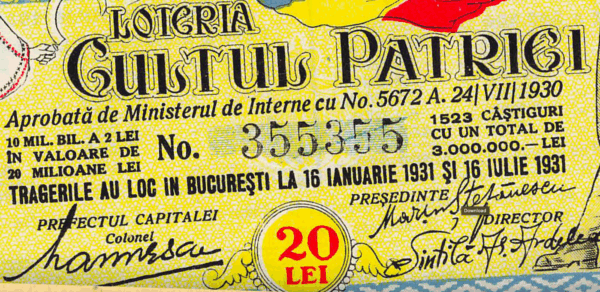 Muzeul Național de Istorie deschide expoziția „Lumea loteriei românești”.FOTO: Comunicat de Presă