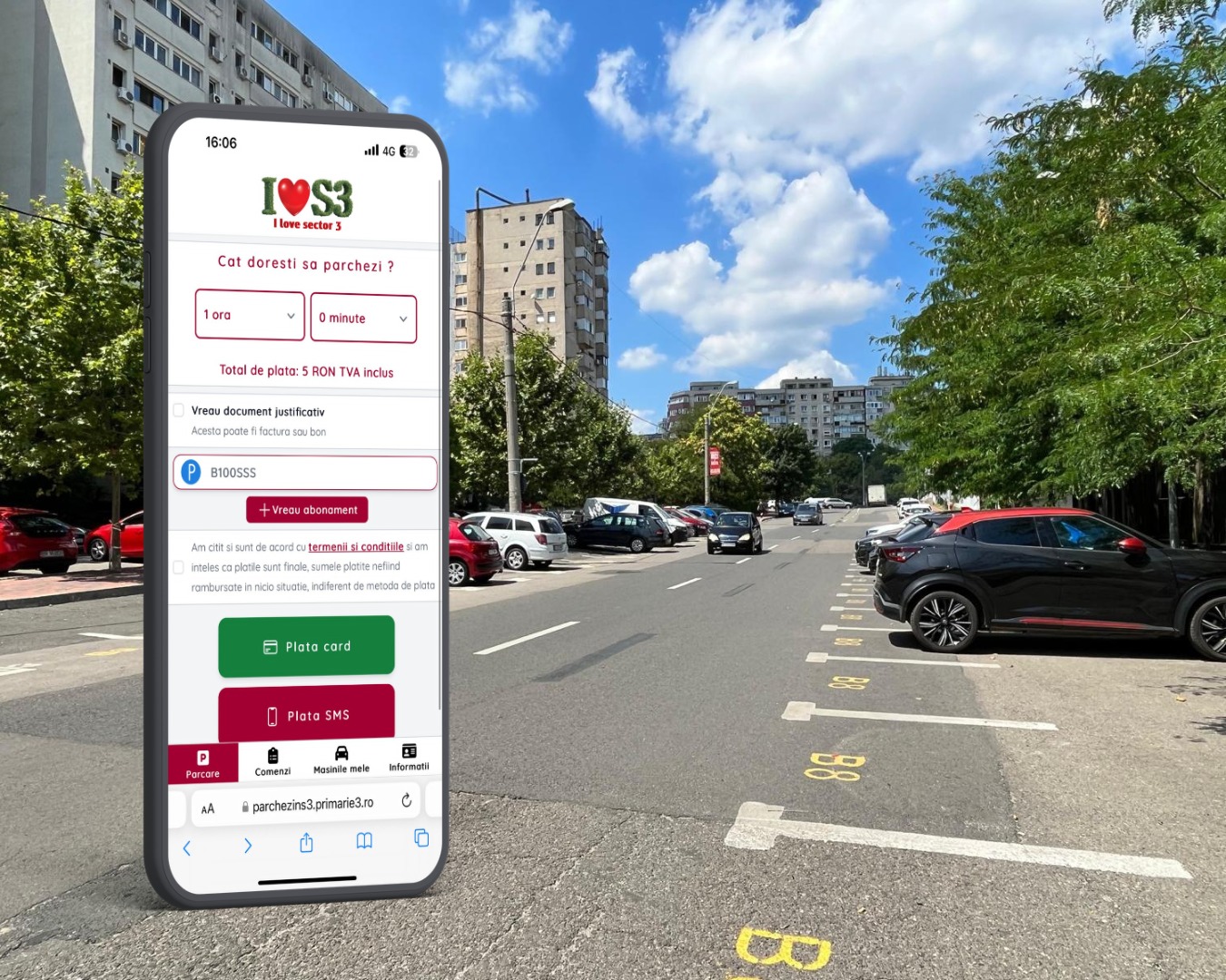 Robert Negoiţă renunţă oficial la tariful de 5 lei/oră pentru parcarea pe locurile nominale. Foto: PS3