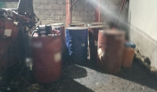 furt de combustibil la STB