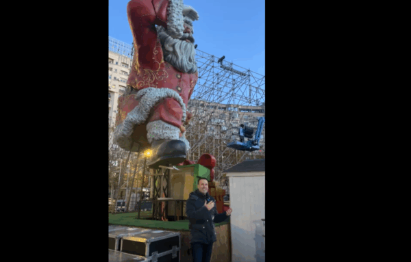 Deschiderea târgului de Crăciun din Piața Alba Iulia a fost amânată. Când se deschide „Winter Wonderland”. Foto: Captură de ecran/ FB/ Robert Negoiță