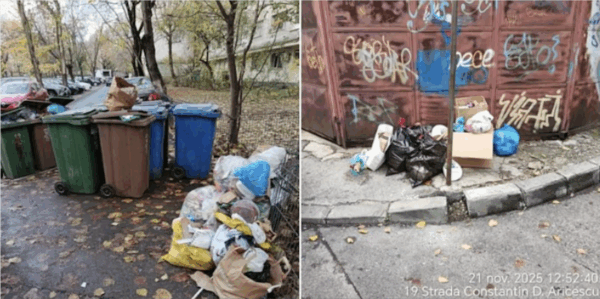 străzile s-au umplut de gunoaie