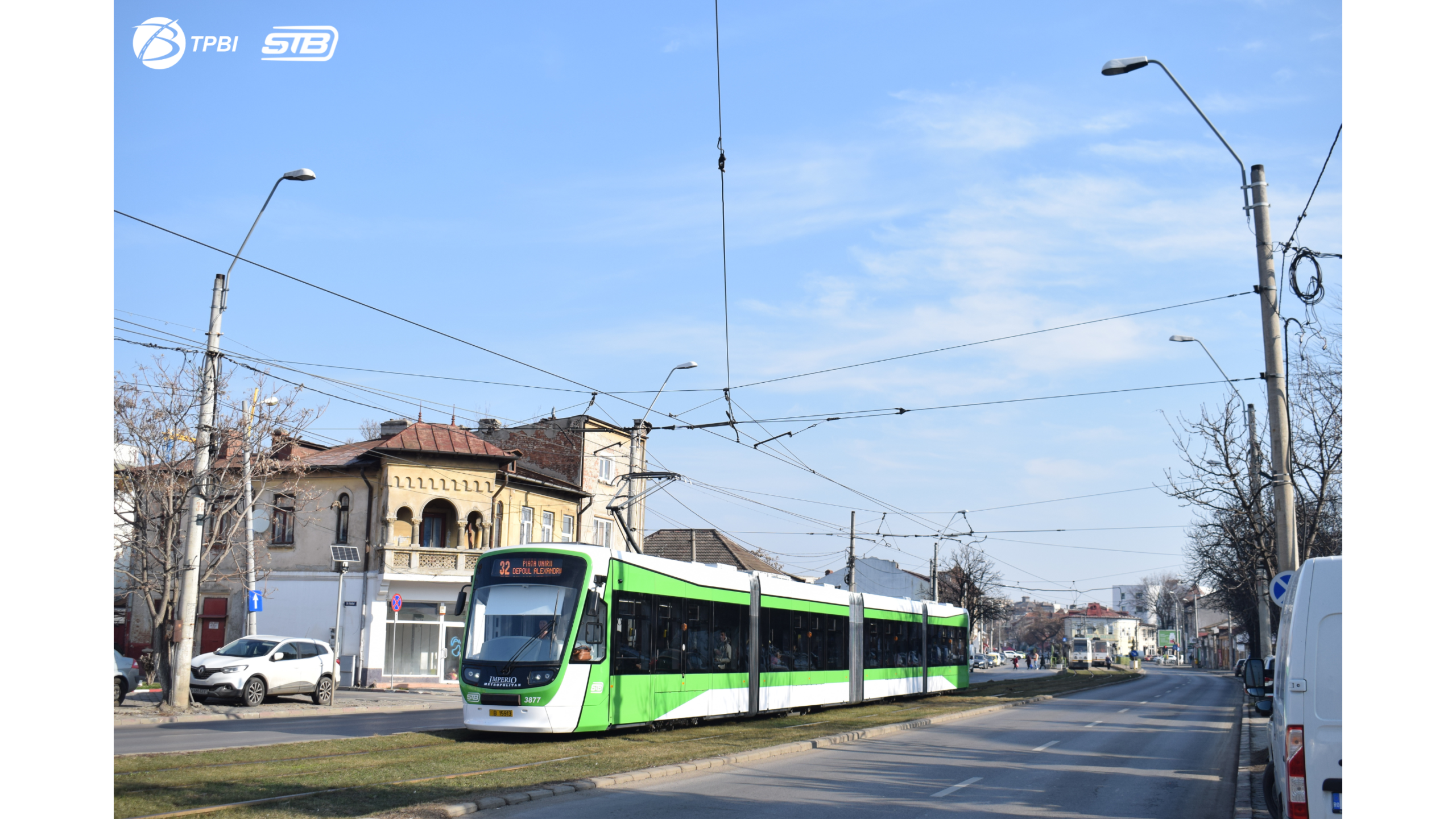TPBI | Mai multe tramvaie pe linia 32, în weekend. FOTO: TPBI