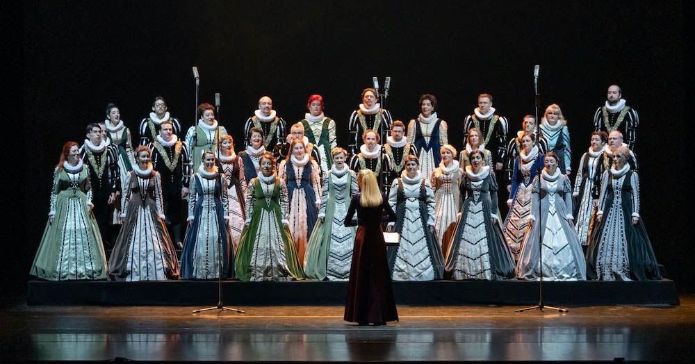 Corul Madrigal, concert în aer liber, la Mița Biciclista. FOTO: Corul Madrigal/ Facebook