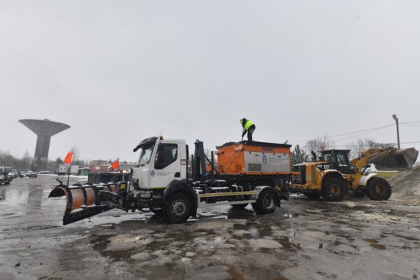 venirea zăpezii în București