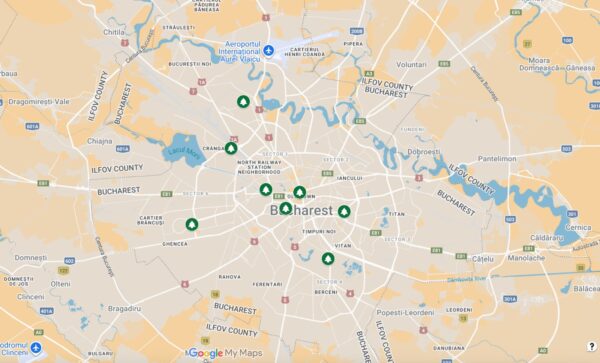 Harta târgurilor de Crăciun