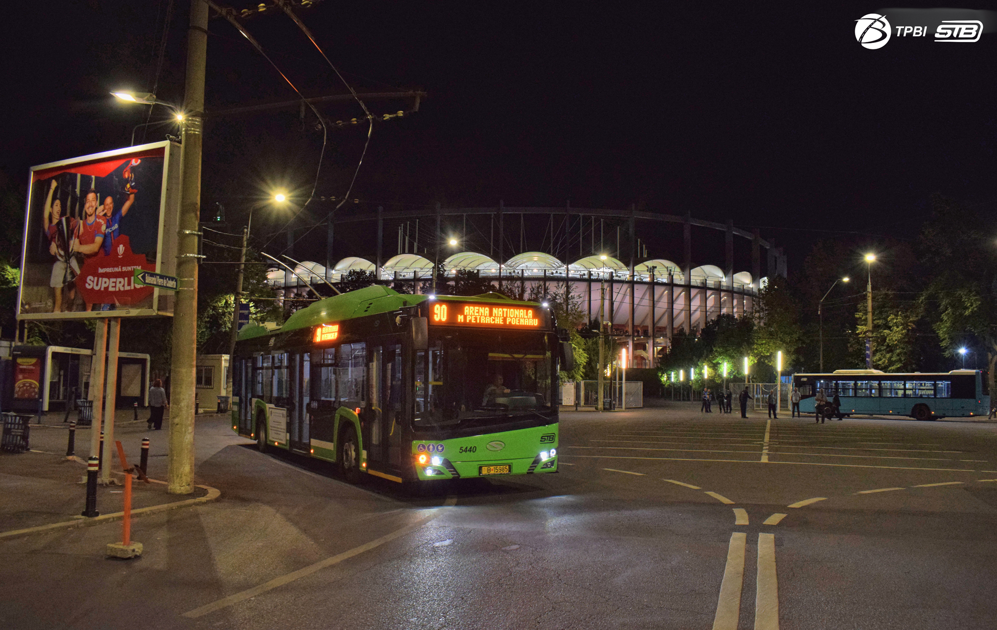 Partida de fotbal FCSB – Feyenoord prelungește programul pentru șase linii STB. FOTO: TPBI
