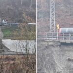 Alunecare de teren DN1 sensul spre București