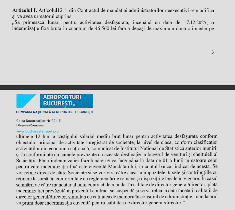 Indemnizații de lux la Otopeni
