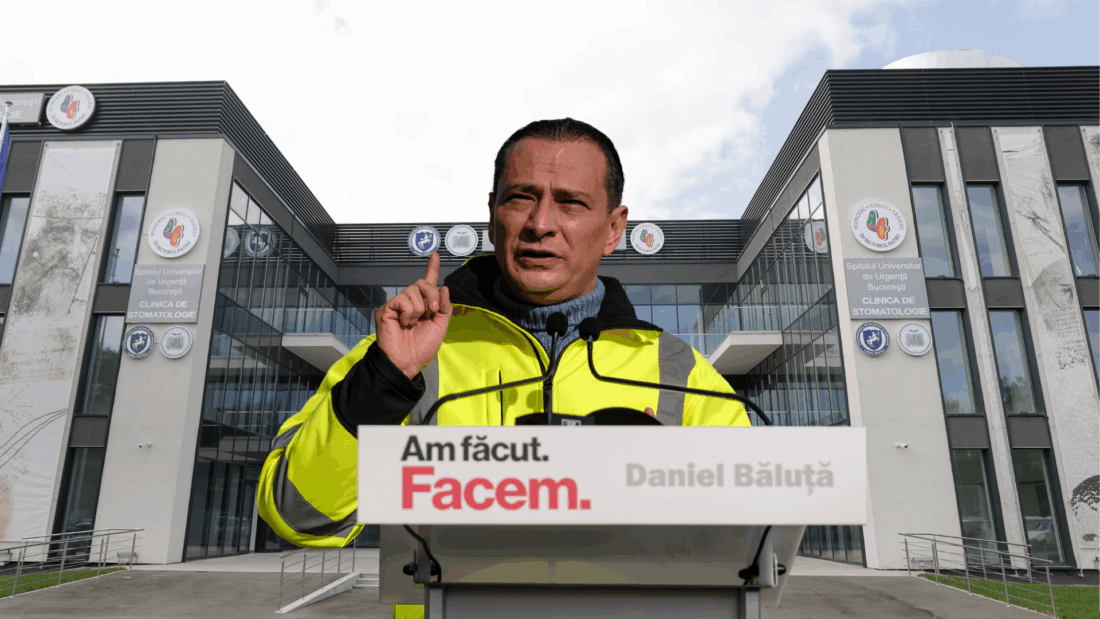 Spitalul de Stomatologie, „secția electorală” a lui Băluță. Dotări ascunse în spatele unei sponsorizări de 100.000 de euro pentru PSD