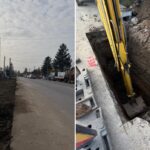 DJ602 Domnești lucrări