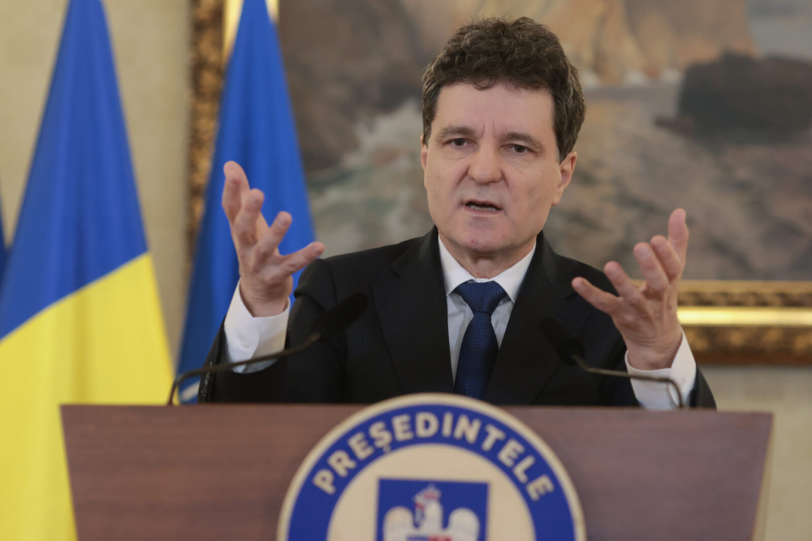 Maraton de discuţii la Cotroceni, între Nicuşor Dan şi magistraţi. Foto: Inquam Photos / George Călin