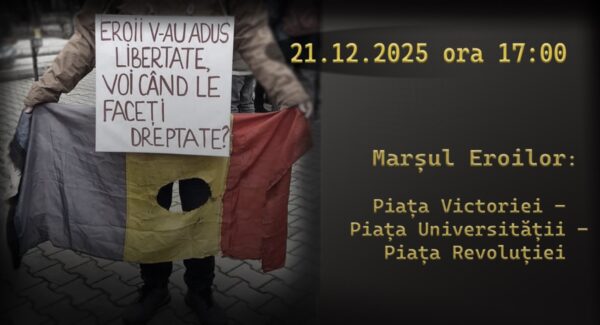 Marș Memorial pe 21 decembrie