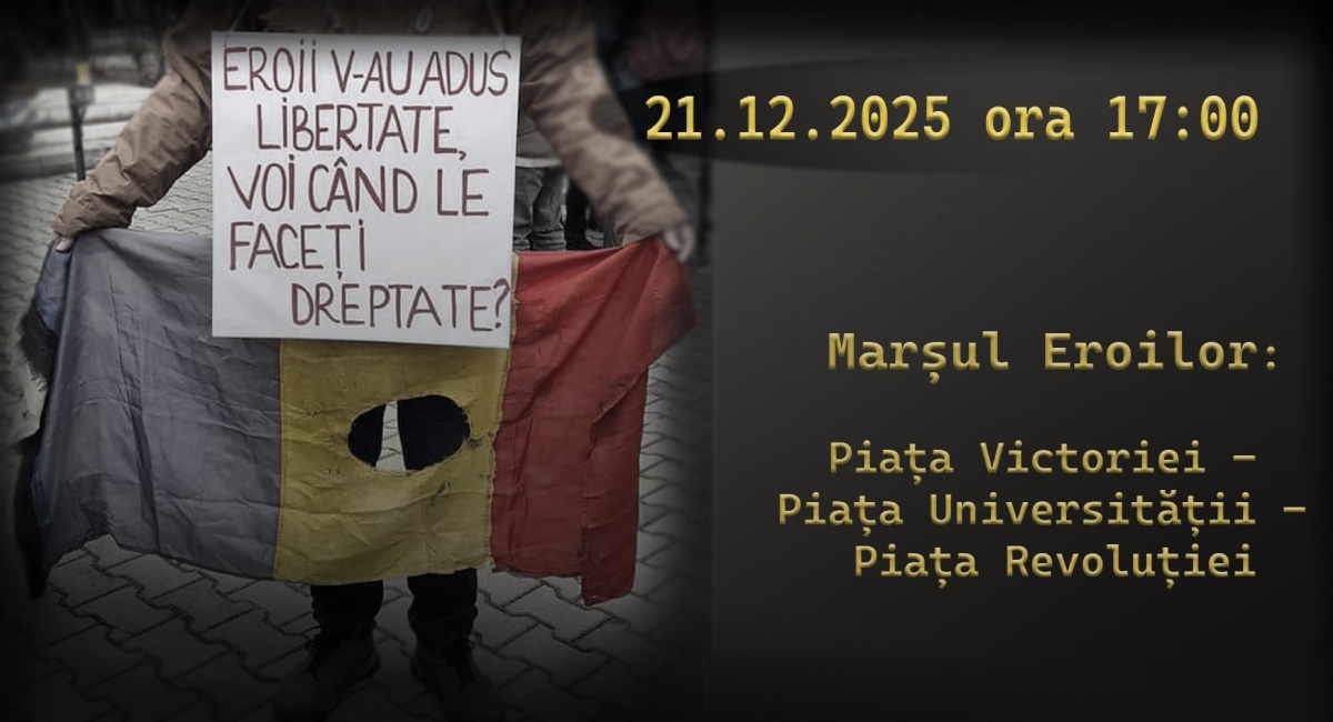 Marș Memorial pe 21 decembrie
