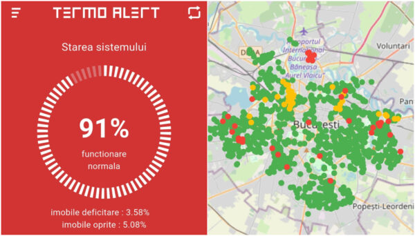 Termoficare sistem sute de blocuri fără apă caldă și căldură