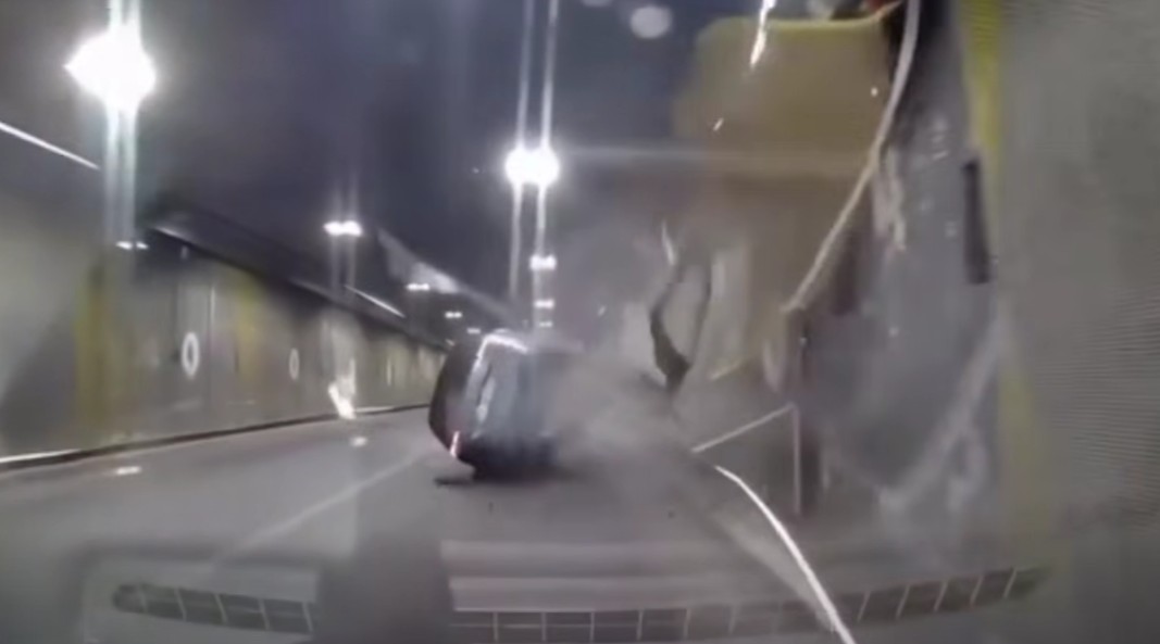 Un nou accident violent în Pasajul Unirii