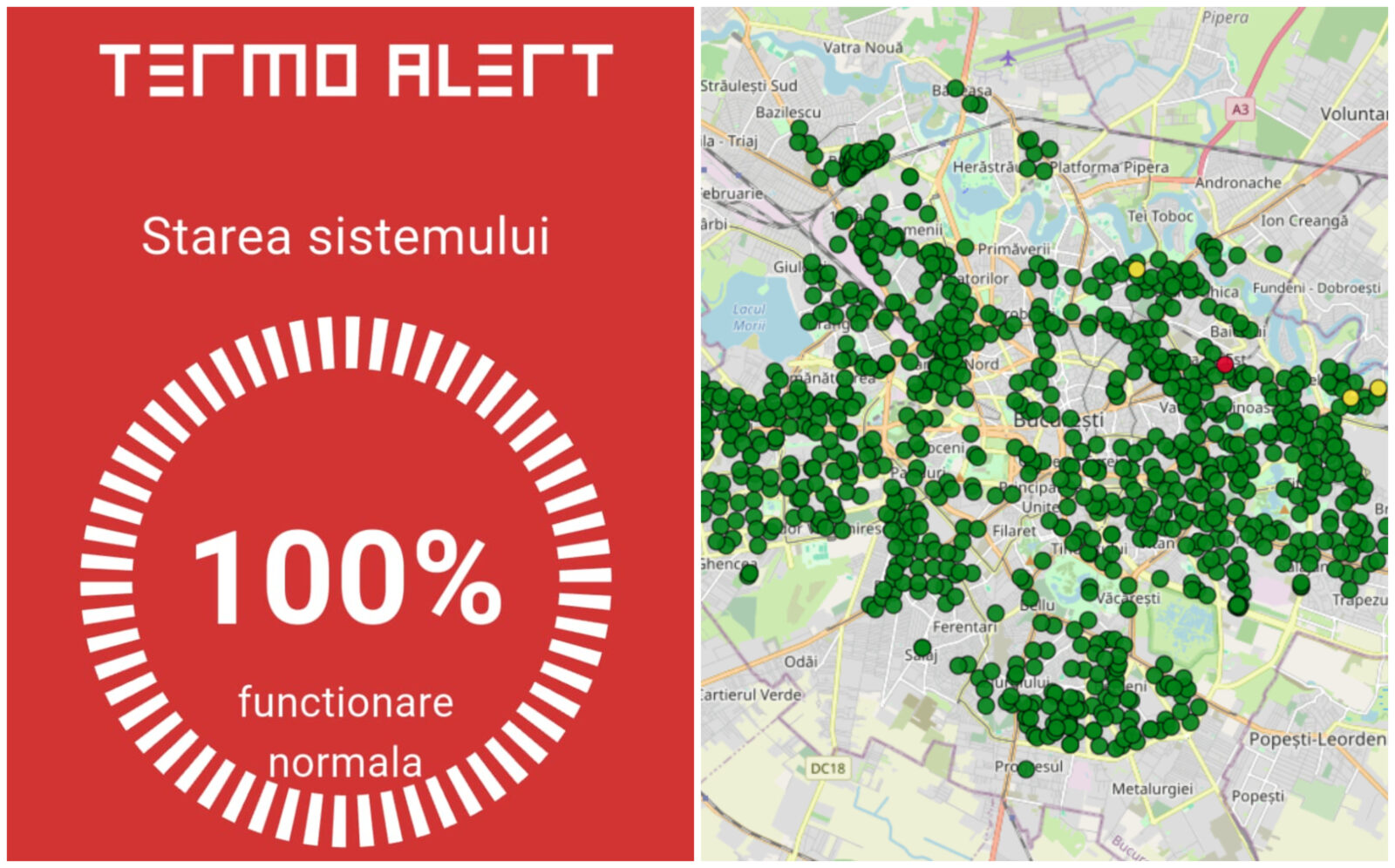 La -4 grade Celsius, sistemul de termoficare al Capitalei funcționează la 100%