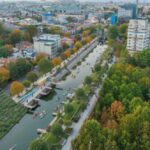 Albia betonată a Dâmboviței coridor verde-albastru