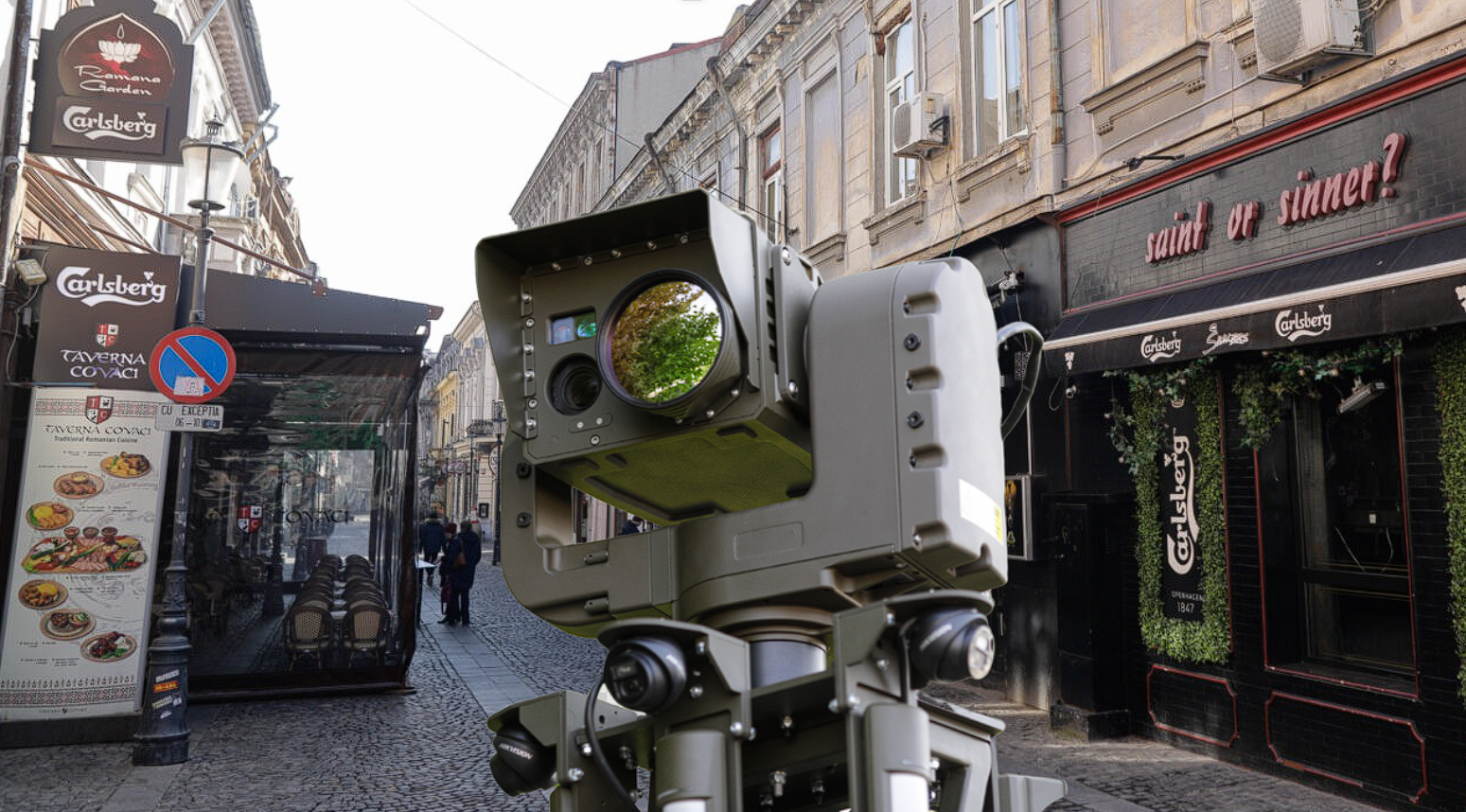 Camere termice pe străzile din Centrul Istoric. Inquam Photos / George Călin