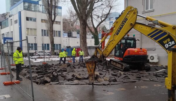 Lucrările la noul corp de clădire Spitalul Filantropia