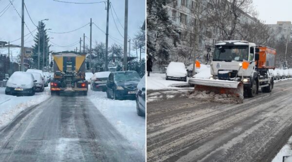 PMB situația deszăpezirii în București azi