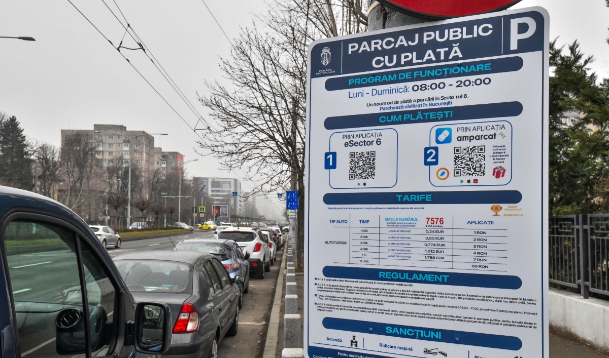 Parcarea în București metode de plată