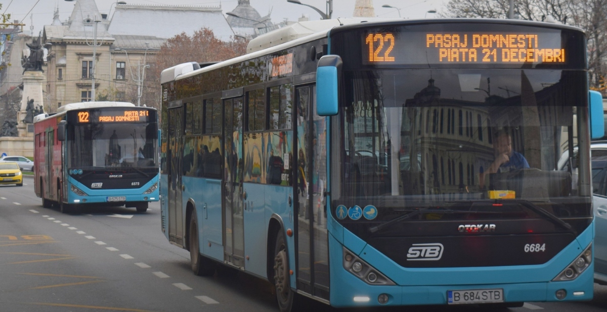STB autobuzele liniilor 122 și 137