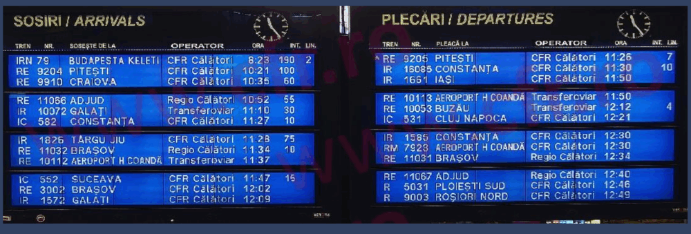 Întârzieri în Gara de Nord