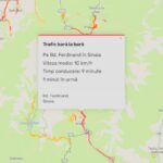 Se circulă cu dificultate pe DN1 dinspre Brașov spre București. Circulația, afectată și pe DN1E | FOTO: Captura de ecran