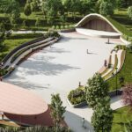 Scenă multifuncțională în Parcul Crângași