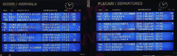 Întârzieri în Gara de Nord