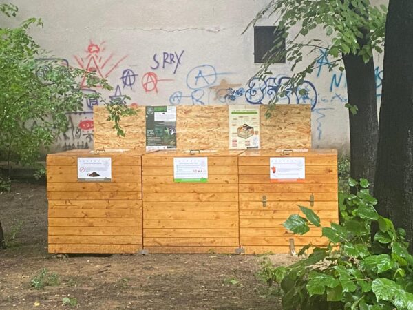 Sector 2 | Stație de compostare în zona Campus Tei, prin proiectul UrbanWise. FOTO: PS2